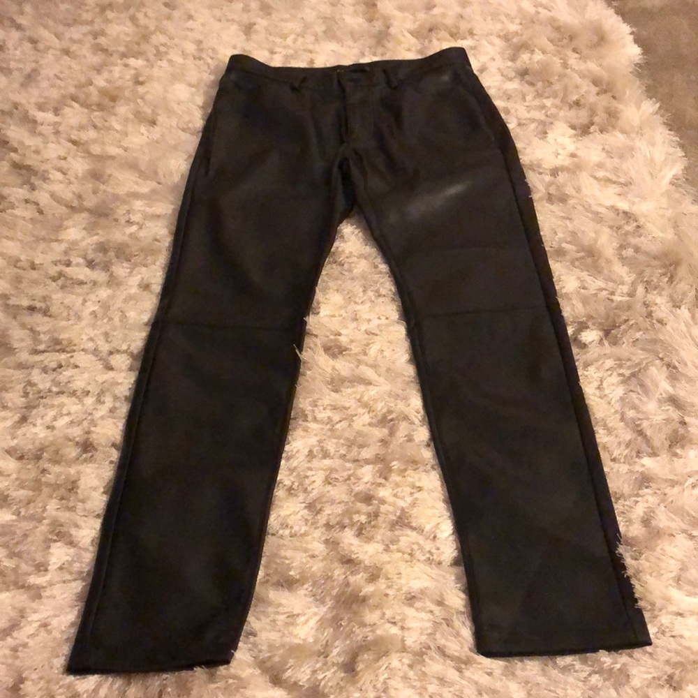Zara faux leather pants. Like new!! 30x30.